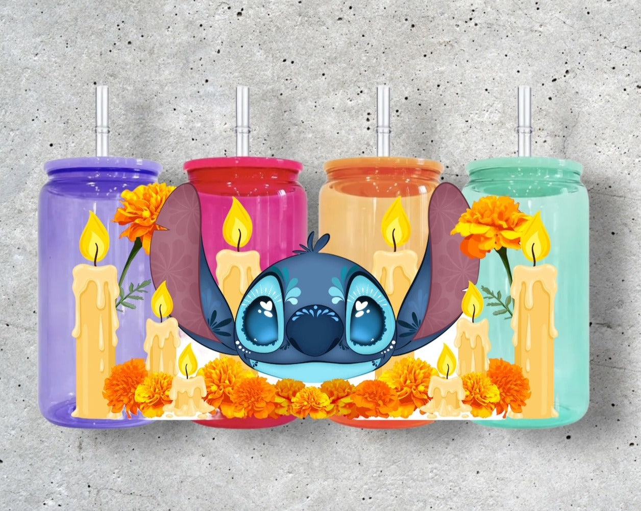 Stitch candles