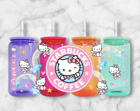 Kitty Coffee rainbow