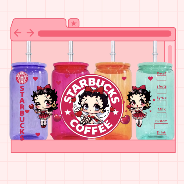 Betty Boop strabucks